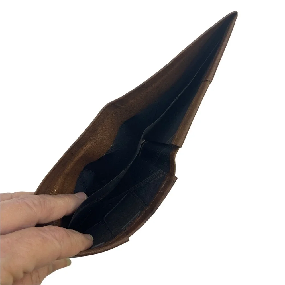 Rolfs Mens Leather Wallet Brown‎ 4.5